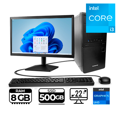 COMPUTADOR CLON COMPUMAX ML6807-3 INTEL CORE I3-12100