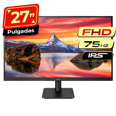 MONITOR LG 27 27MP400-B FHD HDMI - VGA