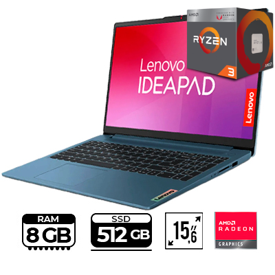 PORTATIL LENOVO IP SLIM 3 15AMN8 RYZEN 3