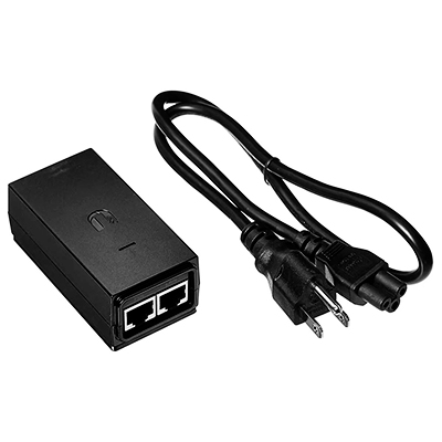 INYECTOR POE UBIQUITI 48VDC-24W-GIGABIT