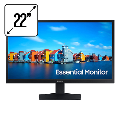 MONITOR SAMSUNG 22 LS22A33ANHLXZL PLANO HDMI - VGA