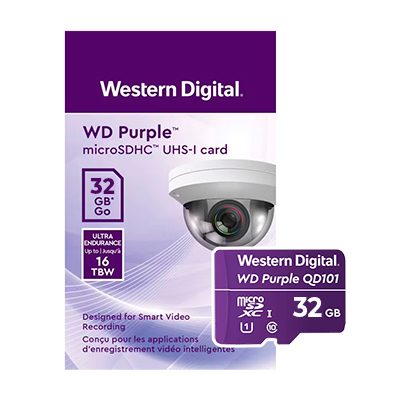 MICRO SD WESTERN DIGITAL WD PURPLE QD101 32GB