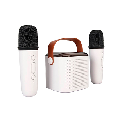 PARLANTE BLUETOOTH MINI KARAOKE Y1 X2 MICROFONOS
