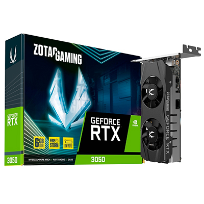 TARJETA DE VIDEO ZOTAC GEFORCE RTX 3050 6GB LP GDDR6