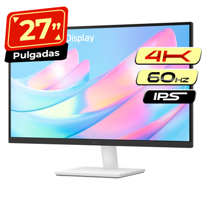 MONITOR LG 27 27US500-W 5MS 4K UHD HDMI - DISPLAYPORT