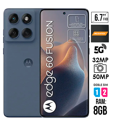 CELULAR MOTOROLA EDGE 60 FUSION 256GB 5G AZUL
