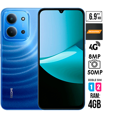 CELULAR XIAOMI REDMI 15C 128GB AZUL