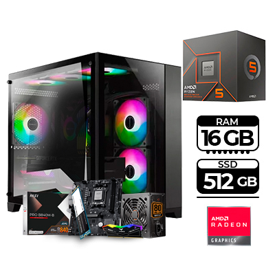TORRE GAMER POWER GROUP R85162SMR-P RYZEN 5 8500G