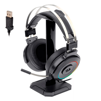 MANOS LIBRES REDRAGON LAMIA H320RGB-1 + SOPORTE GAMING