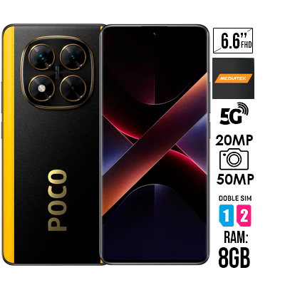 CELULAR XIAOMI POCO X7 5G NEGRO 256GB