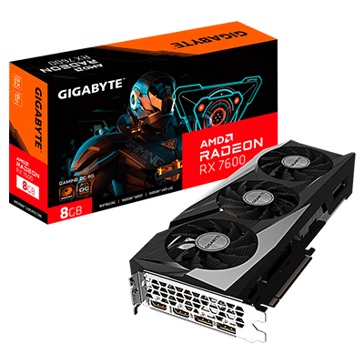 TARJETA DE VIDEO GIGABYTE RADEON RX 7600 RX 8G GDDR6