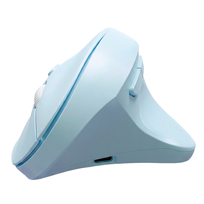 MOUSE VERTICAL INALAMBRICO RECARGABLE R11 ETR-1650G-7 AZUL