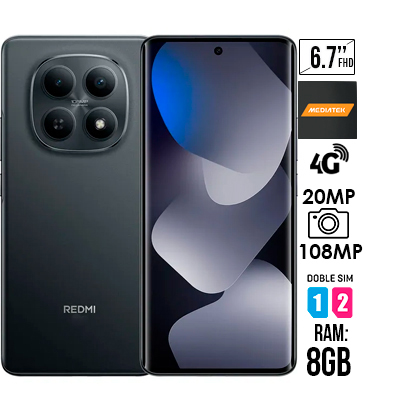 CELULAR XIAOMI REDMI NOTE 15 NEGRO 512GB