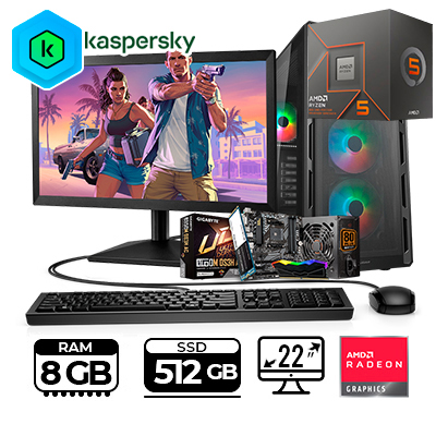 COMPUTADOR GAMER DYNAMICP-A85-25 RYZEN 5