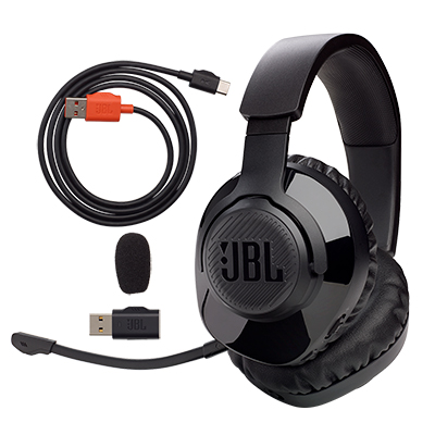 MANOS LIBRES JBL QUANTUM 350 INALAMBRICOS NEGRO