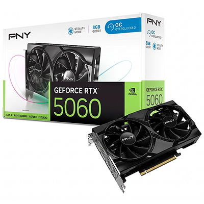 TARJETA DE VIDEO PNY GEFORCE 5060 OC 8GB GDDR7